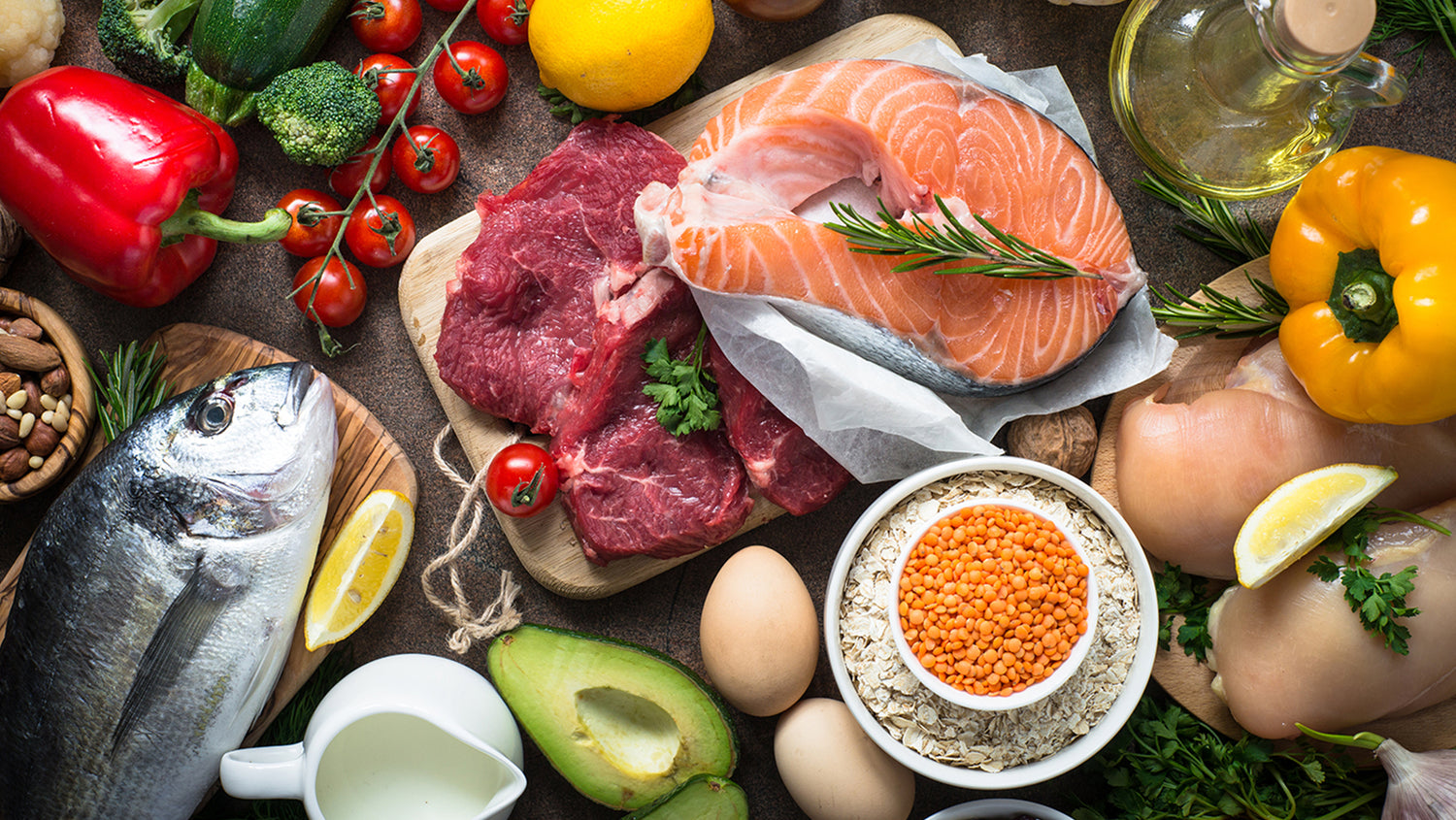 Fresh Meat And Vegetable