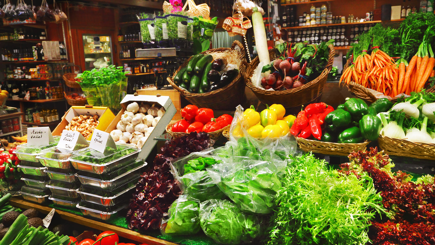 Fresh Vegetable And Green Leaves